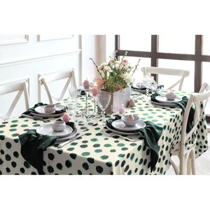 ADAM Dots Bio-Baumwolle Leinen Tischdecke - Rechteckig, 250x145cm ADAM Dots Bio-Baumwolle Leinen Tischdecke - Rechteckig, 250x145cm