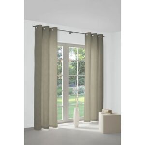 WIRTH Torbole Gardinen - 132x145cm - Jacquard, Braun WIRTH Torbole Gardinen - 132x145cm - Jacquard, Braun