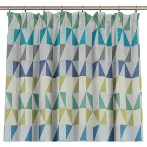WIRTH Berlare Vorhang - Blau, 132x345cm, Kräuselband, Maßgeschneidert WIRTH Berlare Vorhang - Blau, 132x345cm, Kräuselband, Maßgeschneidert
