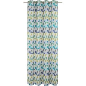WIRTH Berlare Vorhang - Ösen, 132x325cm, Blau, Maßgeschneidert WIRTH Berlare Vorhang - Ösen, 132x325cm, Blau, Maßgeschneidert