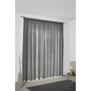 WIRTH Sonntag Maßgardine - Dunkelgrau, 142x335cm - Vorhang WIRTH Sonntag Maßgardine - Dunkelgrau, 142x335cm - Vorhang