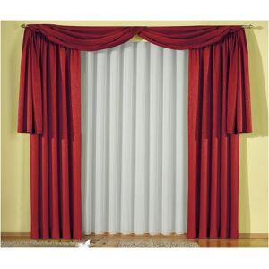 WIRTH Mara White Curtain - 240cm Width, Faltenband, 600cm Length - Curtain WIRTH Mara White Curtain - 240cm Width, Faltenband, 600cm Length - Curtain