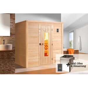 WEKA Bergen Sauna - Bio-Ofen, 7,5 kW, beige, digitalsteuerung - Sauna WEKA Bergen Sauna - Bio-Ofen, 7,5 kW, beige, digitalsteuerung - Sauna