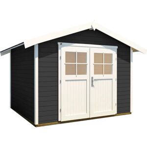 WEKA Gartenhaus 122 Gr.2 Anthrazit - Holz, Doppeltür, Gartenhäuser WEKA Gartenhaus 122 Gr.2 Anthrazit - Holz, Doppeltür, Gartenhäuser
