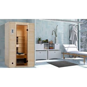 WEKA Provoo 2 Infrarotkabine - 2 Personen, Beige, 19mm WEKA Provoo 2 Infrarotkabine - 2 Personen, Beige, 19mm