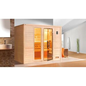 WEKA Bergen 3 Sauna - 5 Personen, 3 Bänke, Ohne Ofen WEKA Bergen 3 Sauna - 5 Personen, 3 Bänke, Ohne Ofen
