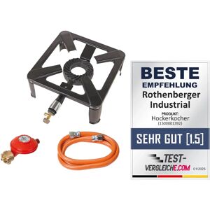 Rothenberger Industrielles Kochfeld - Schwarz Gasherd - 1 Brenner Rothenberger Industrielles Kochfeld - Schwarz Gasherd - 1 Brenner