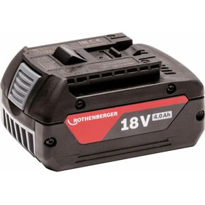 Batterie rechargeable Rothenberger RO BP18/4 18V 4,0Ah - Batterie - Publicité Batterie rechargeable Rothenberger RO BP18/4 18V 4,0Ah - Batterie - Publicité