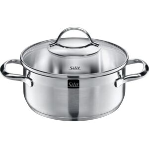 Silit Panela Achat 20cm com tampa de vidro - Panela e frigideira para indução Silit Panela Achat 20cm com tampa de vidro - Panela e frigideira para indução