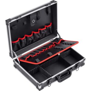 Meister Toolbox - Portable Aluminum Case with 15 Pockets - Tool Storage Meister Toolbox - Portable Aluminum Case with 15 Pockets - Tool Storage