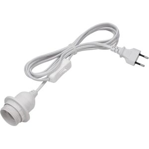 CONMETALL MEISTER G E27 Lampenfassung - 3,5 m Kabel, Weiß, Schalter CONMETALL MEISTER G E27 Lampenfassung - 3,5 m Kabel, Weiß, Schalter
