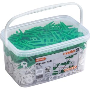 Meister Tile Leveling System - 900 pcs - White - Tile Leveler Meister Tile Leveling System - 900 pcs - White - Tile Leveler