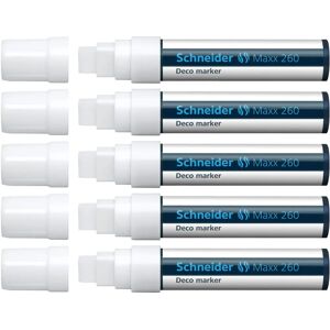Schneider White Chalk Marker - Chalk Marker for Surfaces Schneider White Chalk Marker - Chalk Marker for Surfaces