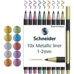 Schneider Metallicliner Paint-It 020 - 10 Markers - Metallic Finish Schneider Metallicliner Paint-It 020 - 10 Markers - Metallic Finish