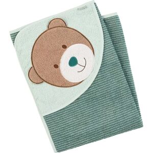 Serviette pour bébé Sterntaler - Coton marron, vert - Serviette pour bébé - Publicité Serviette pour bébé Sterntaler - Coton marron, vert - Serviette pour bébé - Publicité