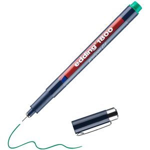 Edding 1800 Marcador fino verde - Faserzeichner Edding 1800 Marcador fino verde - Faserzeichner