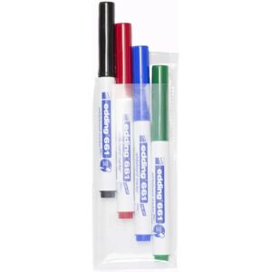 Set de Marcadores para Pizarra Blanca Edding 661 - Punta Redonda - 1-2mm - Pack de 4 Set de Marcadores para Pizarra Blanca Edding 661 - Punta Redonda - 1-2mm - Pack de 4