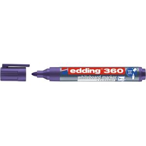 Marqueur tableau blanc Edding 360 Violet Rechargeable - Marqueur - Publicité Marqueur tableau blanc Edding 360 Violet Rechargeable - Marqueur - Publicité