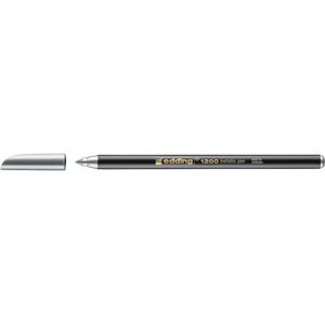 Edding Stylo en Feutre Argent - Pointe Fine - 1mm - Encre Durable - Publicité Edding Stylo en Feutre Argent - Pointe Fine - 1mm - Encre Durable - Publicité
