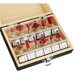 MEISTER 5644460 Woodworking Set - 12 Carbide Bits MEISTER 5644460 Woodworking Set - 12 Carbide Bits