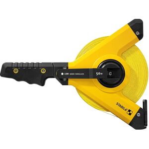 Stabila 50m Fiberglass Measuring Tape - Impact-Resistant Y-Frame Stabila 50m Fiberglass Measuring Tape - Impact-Resistant Y-Frame