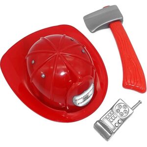 Metamorph - Feuerwehr Einsatzleiter Accessoire-Set - Rot - PVC - Kinderkostüm-Set Metamorph - Feuerwehr Einsatzleiter Accessoire-Set - Rot - PVC - Kinderkostüm-Set