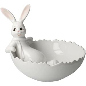 GOEBEL Hase mit Schale Snow White - Osterfigur GOEBEL Hase mit Schale Snow White - Osterfigur