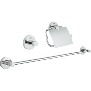 Ensemble d'accessoires de salle de bain GROHE 40775001 chromé - Publicité Ensemble d'accessoires de salle de bain GROHE 40775001 chromé - Publicité
