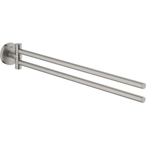 Grohe Essentials Steel - SuperSteel Towel Ring - Wall-mounted Grohe Essentials Steel - SuperSteel Towel Ring - Wall-mounted
