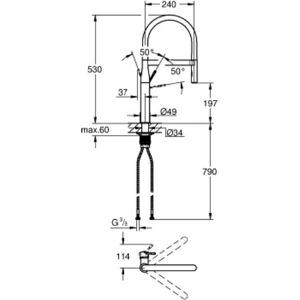 GROHE Essence (30294) - hard graphite (30294AL0) GROHE Essence (30294) - hard graphite (30294AL0)