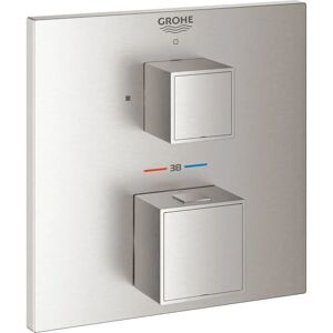 Grohtherm Cube Super Steel termostatbruser - Termostat Grohtherm Cube Super Steel termostatbruser - Termostat