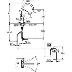 Grohe StartCurve - Kitchen Faucet with Water Filter Grohe StartCurve - Kitchen Faucet with Water Filter