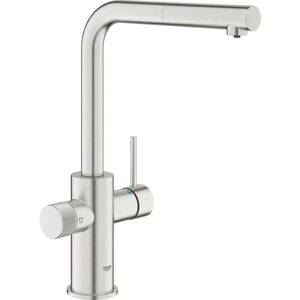 Robinets de cuisine GROHE Blue Pure Minta - Fonction de filtration, bec extractible - Publicité Robinets de cuisine GROHE Blue Pure Minta - Fonction de filtration, bec extractible - Publicité