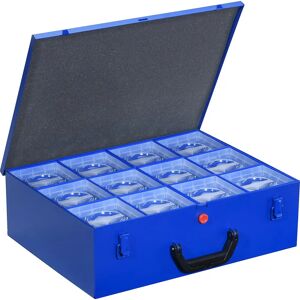 Allit Stål Værktøjskasse - 12 Rum - Holdbart Stål - 440x370x135mm Allit Stål Værktøjskasse - 12 Rum - Holdbart Stål - 440x370x135mm