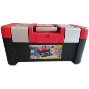 Allit Gereedschapskist Alu 21 - Verwijderbare Lade, Rood/Zwart Allit Gereedschapskist Alu 21 - Verwijderbare Lade, Rood/Zwart