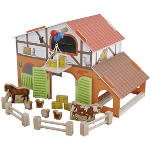 Roba 9643 Leksakssats - Gård, Trä, Flerfärgad Roba 9643 Leksakssats - Gård, Trä, Flerfärgad