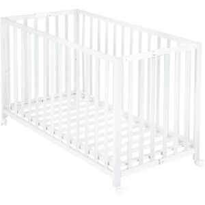 ROBA Klappbett »Fold Up«, Buchenholz, Weiß, 60x120cm - Babybett ROBA Klappbett »Fold Up«, Buchenholz, Weiß, 60x120cm - Babybett