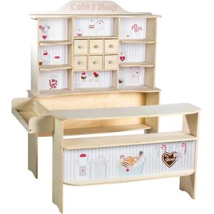 Roba Wooden Toy Store - Natural Color - 107x95x121 cm Roba Wooden Toy Store - Natural Color - 107x95x121 cm