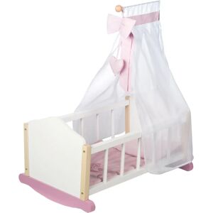 Lit bébé Roba Scarlett - Berceau en bois pour poupées - Publicité Lit bébé Roba Scarlett - Berceau en bois pour poupées - Publicité