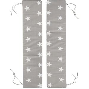 Set med 2 Utomhusstolskuddar - Grå - 89x18cm - Trädgårdsaccessoarer Set med 2 Utomhusstolskuddar - Grå - 89x18cm - Trädgårdsaccessoarer