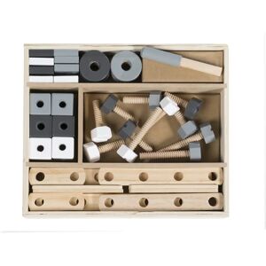 Roba Wooden Construction Kit - Beige, Natural, Gray, White - Building Toy for Kids Roba Wooden Construction Kit - Beige, Natural, Gray, White - Building Toy for Kids