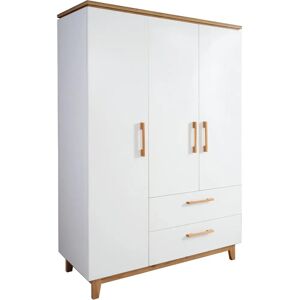 ROBA Finn Kinderkleiderschrank - 3-türig, weiß - 135cm ROBA Finn Kinderkleiderschrank - 3-türig, weiß - 135cm
