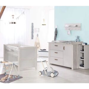 Ensemble de Mobilier Bébé ROBA Mila - Gris et Chêne - Publicité Ensemble de Mobilier Bébé ROBA Mila - Gris et Chêne - Publicité