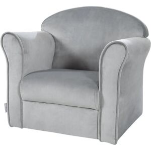 Poltrona per bambini Roba »Lil Sofa«, grigia in velluto Poltrona per bambini Roba »Lil Sofa«, grigia in velluto
