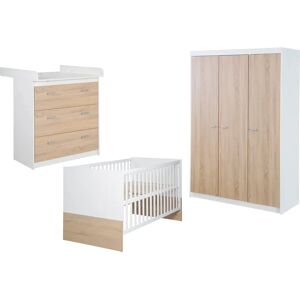 Ensemble chambre bébé ROBA Gabriella - Design bicolore, portes soft-close - Publicité Ensemble chambre bébé ROBA Gabriella - Design bicolore, portes soft-close - Publicité