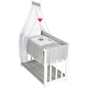 ROBA Babybett 4 in 1 - Weiß & Sicherheitsbarriere ROBA Babybett 4 in 1 - Weiß & Sicherheitsbarriere