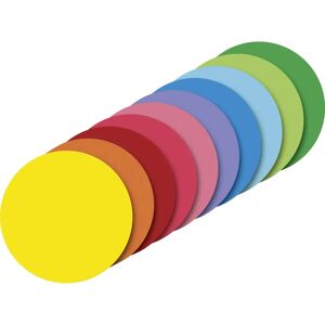 Heyda 15cm Runde Papierblätter - 10 Farben - Packung 100 Heyda 15cm Runde Papierblätter - 10 Farben - Packung 100