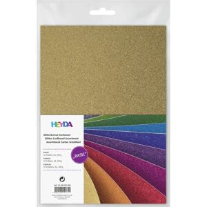 HEYDA Papier d'art de base - 10 feuilles, Multicolore, A4 - Publicité HEYDA Papier d'art de base - 10 feuilles, Multicolore, A4 - Publicité