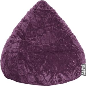 SITTING POINT Fluffy XL Aubergine Sitzsack - Sitzsack SITTING POINT Fluffy XL Aubergine Sitzsack - Sitzsack