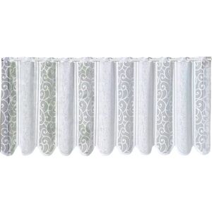 Weckbrodt Prag Weiß Halbtransparent Scheibengardine - 52cm x 600cm Weckbrodt Prag Weiß Halbtransparent Scheibengardine - 52cm x 600cm